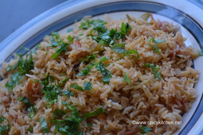 tomato pulao recipe
